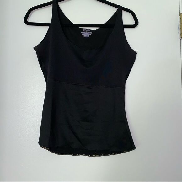 SPANX Black Workout Tank Top/Cami Top - Picture 1 of 4